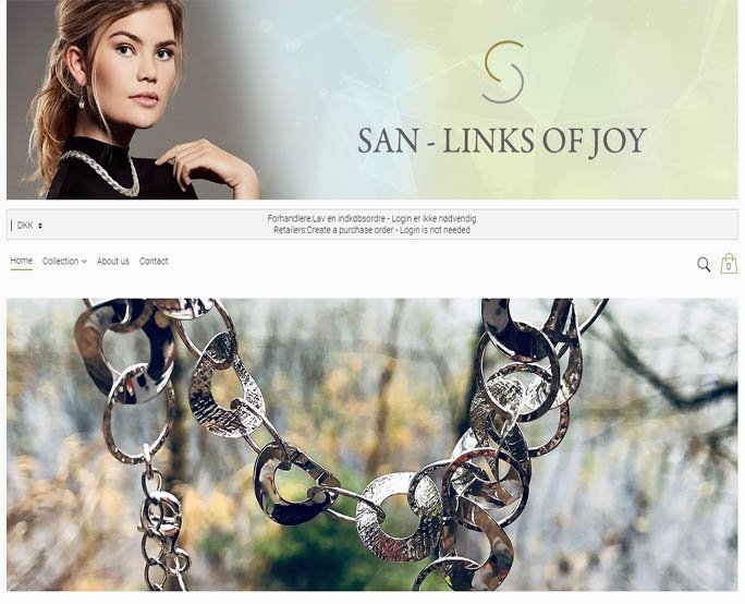 San Design - Links Of Joy, hosted shop b2b