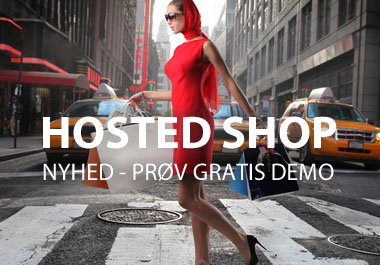 Hosted Shop - Nyhed gratis demoshop